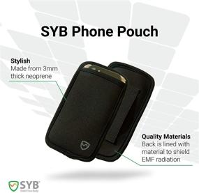 img 3 attached to 📱 SYB Phone Pouch: Enhanced EMF Radiation Protection Sleeve at Regular Size