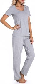 img 2 attached to 👚 Chamllymers Ladies' Cotton Sleepwear Pajamas for Women