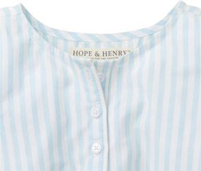 img 3 attached to 👚 Charming Embroidered Peasant Top for Girls by Hope & Henry