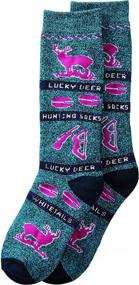 img 1 attached to 🦌 Womens Lucky Deer Hunting Socks by Legendary Whitetails