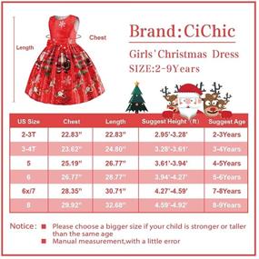 img 2 attached to Festive Christmas Dresses for Girls - Stunning Girls' Holiday Clothing in Dresses