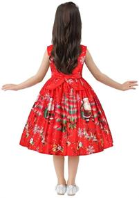 img 3 attached to Festive Christmas Dresses for Girls - Stunning Girls' Holiday Clothing in Dresses