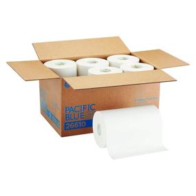 img 4 attached to 🧻 Pacific Blue Ultra 9” Paper Towel Roll (formerly SofPull) - Georgia-Pacific, 400 Feet, 6 Rolls Per Case