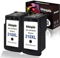 🖨️ 2 pack remanufactured canon pg 210xl ink cartridge replacement - compatible with various canon printers (mp495, mp250, mx320, mx410, ip2702, mp280, mx340, mx330, mp240, ip2700, mx420, mp270, mx360, mp490, mp480, mx350, etc.) - 2 black cartridges included logo