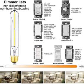 img 1 attached to 💡 HXMLS Dimmable Daylight Tubular Equivalent: A Bright Solution for Adjustable Lighting Needs