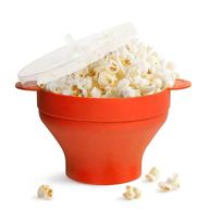 microwave popcorn popper silicone collapsible logo