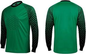 img 2 attached to 🧤 CATERTO Men's Foam Padded Goalkeeper Jersey Shirt & Pants/Shorts for Football