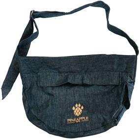 img 3 attached to Pineapple Pets Sustainable Dog Sling: Hands-Free, Locally Made in Costa Rica using Eco-friendly Materials - Small Pet Carrier with Safety Latches, Adjustable Shoulder Strap - Lightweight Design