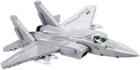 img 4 attached to 🦅 COBI F-15 Eagle: 590 Pieces of Silver Brilliance