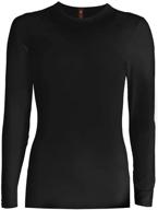 👚 esteez girls' long sleeve layering t-shirt - snug and relaxed fit, perfect for layering logo