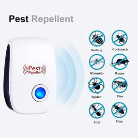 img 3 attached to 🐜 Ultimate Indoor Pest Control: Ultrasonic Pest Repeller 6 Pack for Spiders, Mosquitoes, Mice, Cockroaches, Rats, Bugs, Ants - Electronic Plug in System