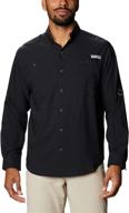 🎣 columbia men's pfg tamiami ii upf 40 long sleeve fishing shirt: ultimate protection for anglers logo