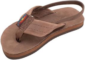 img 4 attached to High-Quality Rainbow Sandals Premier Leather Brown Boys' Shoes – Stylish and Comfortable Footwear for Boys