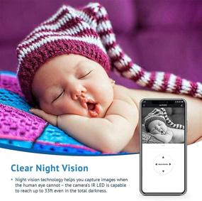 img 1 attached to 📷 LaView Wireless Security Camera with 360° Auto Patrol, Indoor Home Wi-Fi 1080P Pan-Tilt-Zoom, Night Vision, Two-Way Audio, Motion Detection - Best Baby Home Monitor (White)