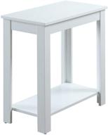 🪑 convenience concepts designs2go baja chairside end table, white: a stylish and practical addition to any room logo