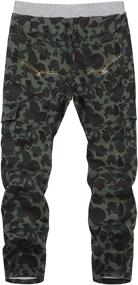 img 3 attached to 👶 SWOTGdoby Toddlers: Premium Camouflage Boys' Clothing with Relaxed Elastic Pants