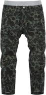 👶 swotgdoby toddlers: premium camouflage boys' clothing with relaxed elastic pants logo