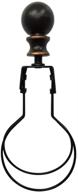 🔌 enhance your lighting with lamp shade light bulb clip lampshade adapter - includes finial and lampshade levellers for clip on light bulbs logo