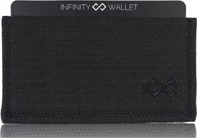 img 4 attached to 🖤 Black Minimalist Women's Handbag and Wallet Set by Infinity Wallets