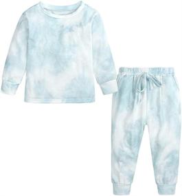 img 4 attached to 👕 Boys' Clothing Sets: Pullover Sweatshirt with Short Sleeves and Matching Outfits