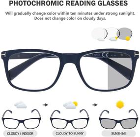 img 3 attached to 👓 Eyekepper Transition Reading Glasses: Photochromic Readers for Men and Women