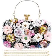 🌸 потрясающая цветочная клатч-сумка для женщин - идеальная вечерняя сумка для официальных вечеринок и мероприятий логотип