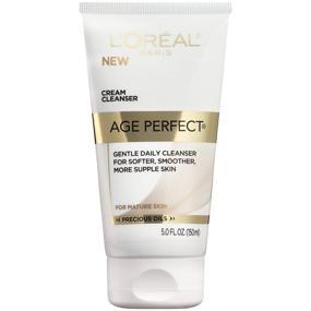 img 3 attached to 🧖 L'Oreal Paris Skincare Age Perfect Cream Cleanser: Daily Gentle Face Wash for Soft & Smooth Skin, Makeup Remover - Suitable for All Skin Types, 5 fl. oz