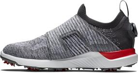 img 2 attached to FootJoy Hyperflex Black Charcoal Silver Men's Shoes