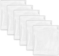 🎨 6-pack clear plastic tarps, 9x12 painters drop cloths, 1 mil lightweight dust covers for furniture - ideal for painting and renovation projects логотип