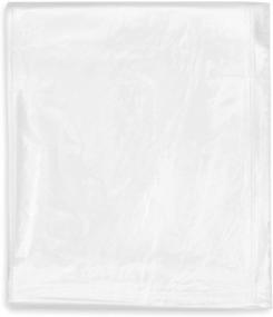 img 1 attached to 🎨 6-Pack Clear Plastic Tarps, 9x12 Painters Drop Cloths, 1 Mil Lightweight Dust Covers for Furniture - Ideal for Painting and Renovation Projects