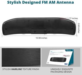 img 2 attached to 📻 ANTOP Indoor Amplified AM FM Antenna: Enhanced Reception for Stereo Radio Audio Signals - 50 Miles Range, Multi-Directional Design, Built-in Amplifier Signal Booster and 4G LTE Filter