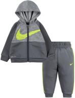 nike colorblcoked heather thermal 66g807 m19 boys' clothing logo