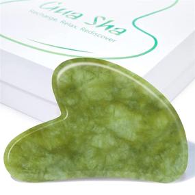 img 4 attached to Инструмент для Gua Sha массажа лица и тела BAIMEI - глубокий тканевый лимфатический дренажный массаж для напряжений, болей и расслабления.