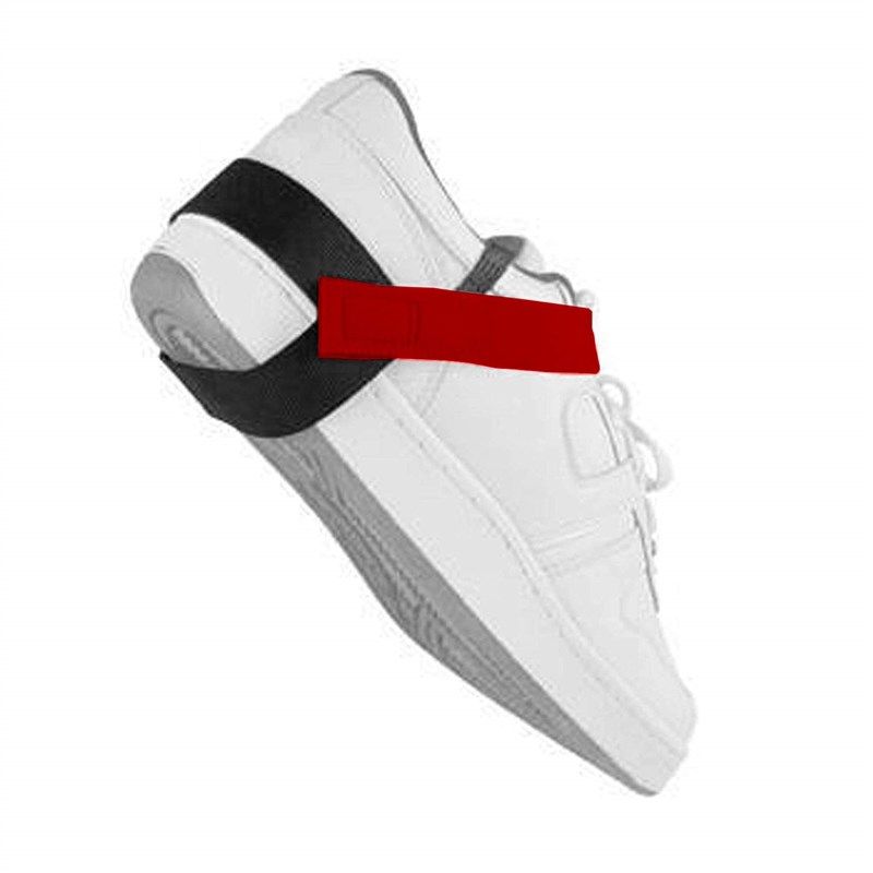 static care esd adjustable one size fits all anti static heel grounder straps single piece perfect for grounding and protecting electronics against electric shock - red 로고