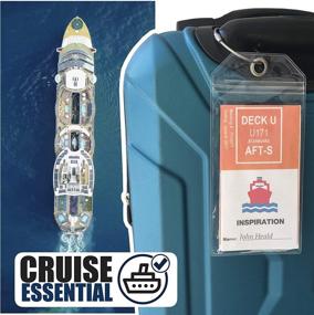 img 3 attached to Cruise Carnival Luggage Tag Holders: The Perfect Travel Companion