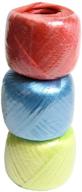 🎁 versatile polyester nylon plastic rope twine for packing, carrying, hanging, gardening, arts crafts, bundling parcels - ideal for wedding decorations, gifts - random color, single roll logo