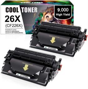 img 4 attached to 🖨️ Cool Toner Compatible Toner Cartridge Replacement for HP 26X CF226X 26A CF226A Laserjet Pro MFP M426 Printer Ink - Black 2-Pack