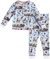 🎅 adorable mud pie night before christmas boy pajamas for a festive bedtime look logo