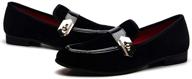 jitai loafers moccasin driving black men's shoes for loafers & slip-ons logo