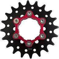 🔧 origin8 ultim8 single speed cassette cog: 6b disc mount, 3/32", black/red – high-performance gear for precision riding logo