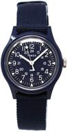 ⌚ timex camper limited edition blue dial watch with 29mm size - tw2t33800 logo