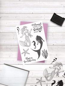img 2 attached to Crafters Companion CC STP MEKI Photopolymer Stamp Mermaid