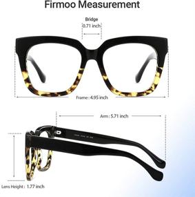 img 2 attached to Firmoo Oversize Eyeglasses - Relieve Eyestrain While Working on Computers