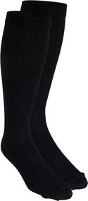 img 1 attached to 🧦 Truform Compression Socks: Men's Dress Socks, Knee High Over Calf Length - Black (X-Large, 8-15 mmHg)