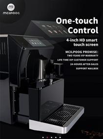 img 2 attached to ☕ Кофейный автомат Mcilpoog Super-Automatic WS-203 | Умный сенсорный экран | Готовит 16 видов кофейных напитков