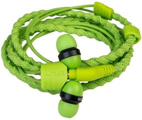 img 4 attached to Wraps Wearable Braided Wristband Headphone Earbuds - Classic Green (WRAPSCGRN-V5): The Ultimate Music Companion on Your Wrist