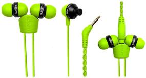 img 2 attached to Wraps Wearable Braided Wristband Headphone Earbuds - Classic Green (WRAPSCGRN-V5): The Ultimate Music Companion on Your Wrist