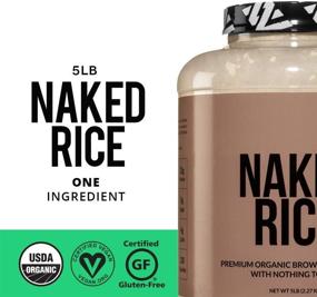 img 3 attached to 🌾 Naked Rice - Organic Brown Rice Protein Powder – Large 5lb Bulk Pack, GMO Free, Gluten Free & Soy Free. Plant-Based Protein, No Artificial Ingredients - 76 Servings - Vegan-Friendly