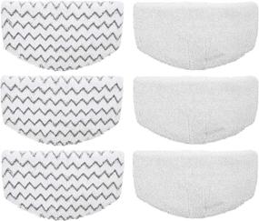 img 4 attached to Washable Steam Mop Pads Replacement for Bissell Powerfresh 1940 Series - Aunifun 6 Pack