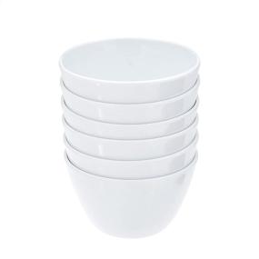 img 3 attached to Stylish and Durable AmazonCommercial 9 Oz White Melamine Bowl